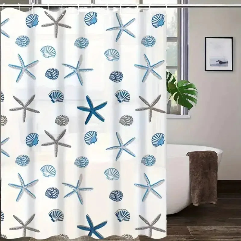 AquaShield | Waterproof PEVA shower curtain with patterns