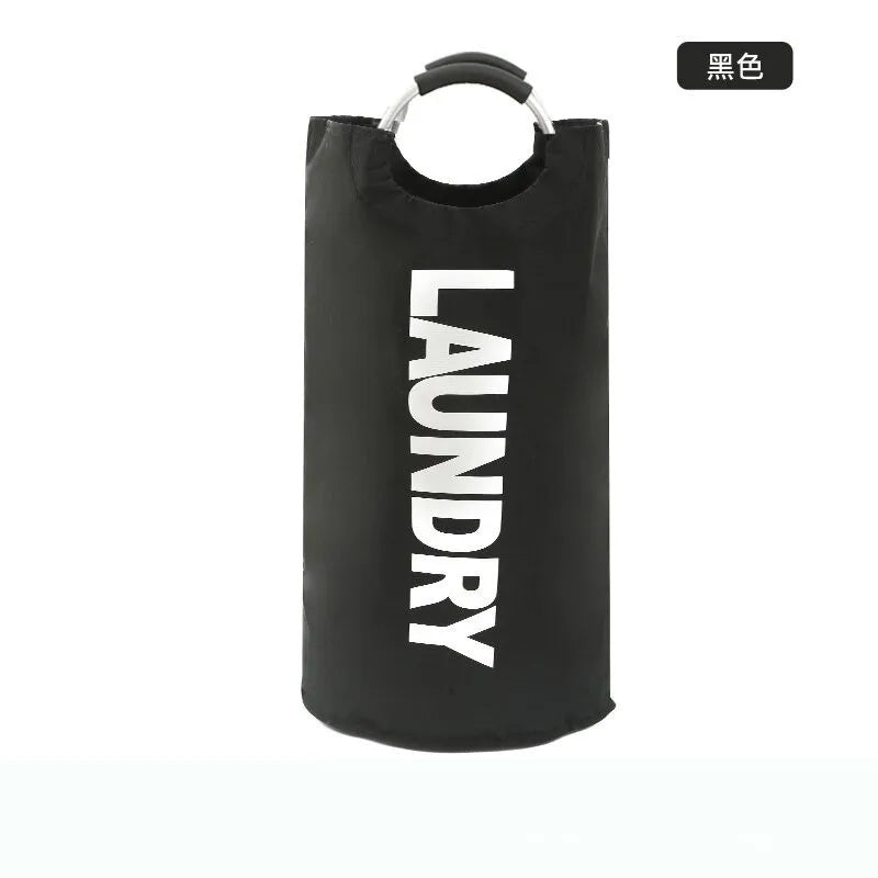 LoadMax | 90L Collapsible Laundry Basket with Handles & Waterproof Lining