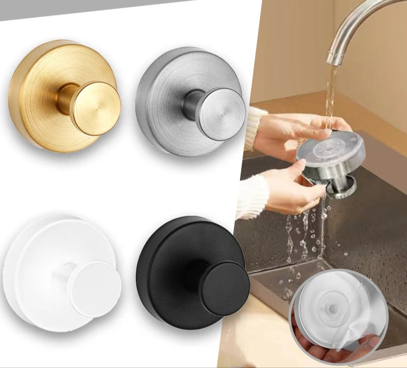 GripLock | Stainless Steel Suction Cup Wall Hook
