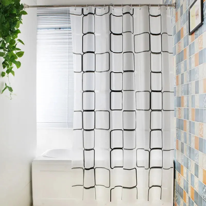 AquaShield | Waterproof PEVA shower curtain with patterns