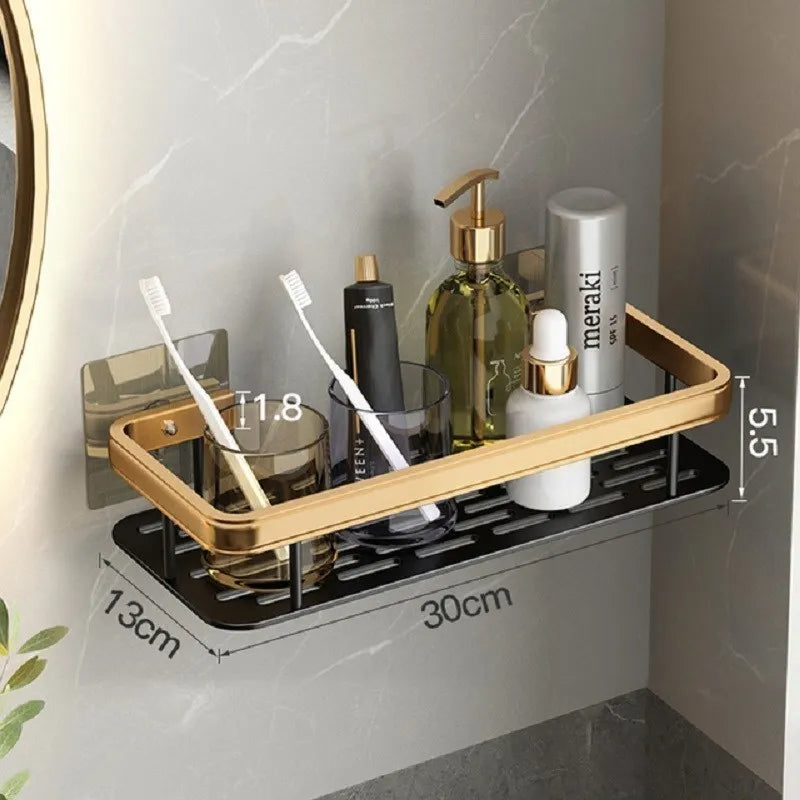 Aurora | No-Drill Aluminum Bathroom Shelf