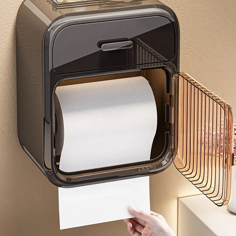TidyRoll | Wall-Mounted Waterproof Toilet Paper Holder