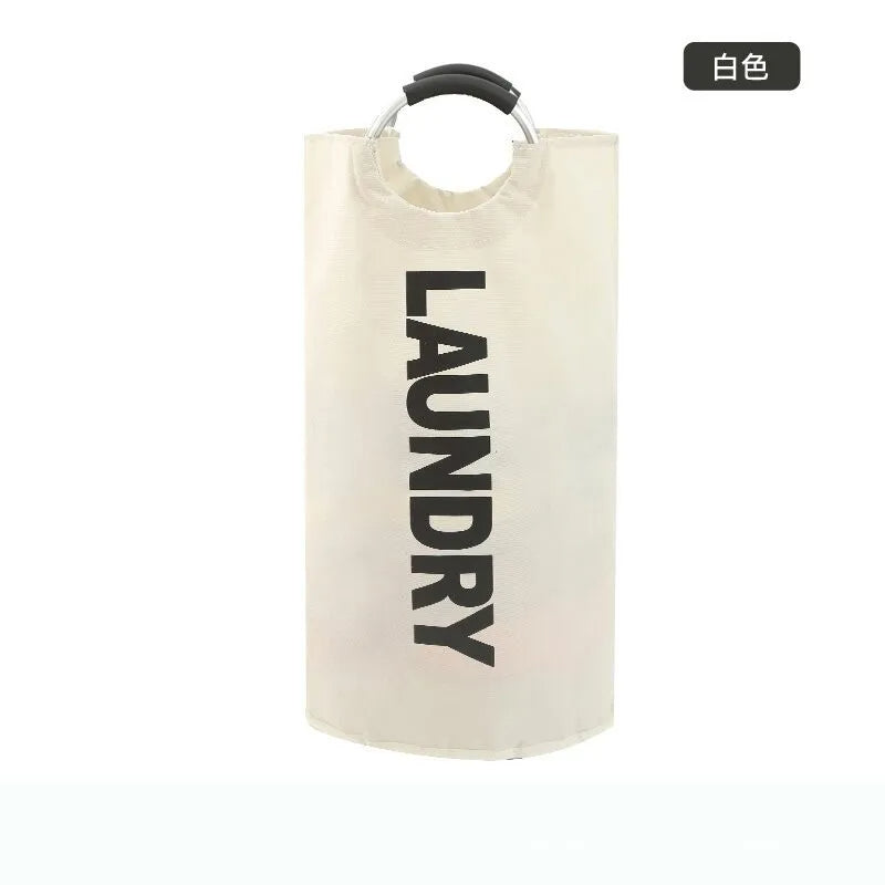 LoadMax | 90L Collapsible Laundry Basket with Handles & Waterproof Lining
