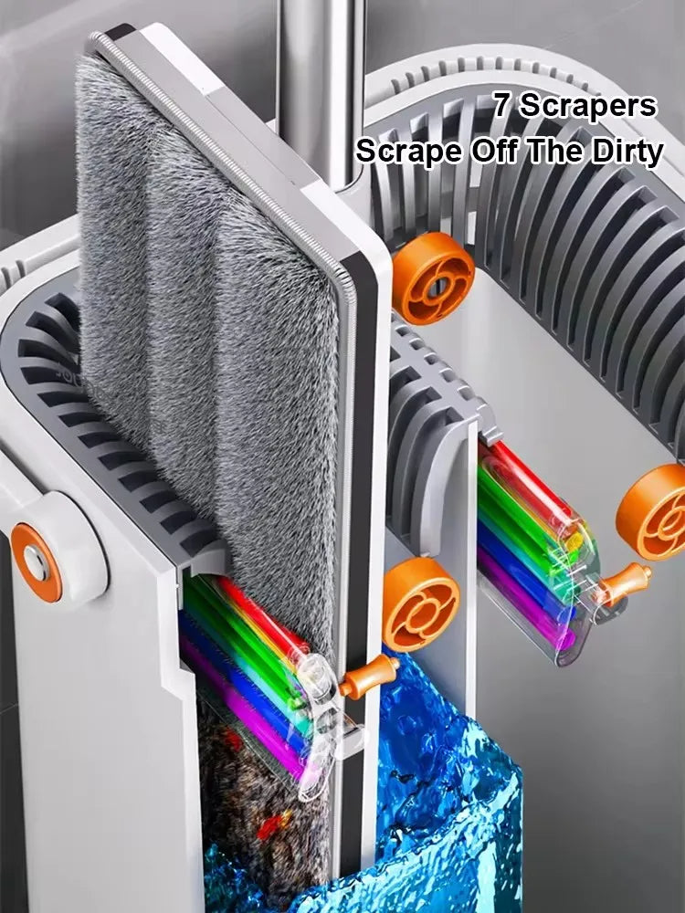PureMop | Hands-Free Flat Mop & Dual-Bucket Cleaning System