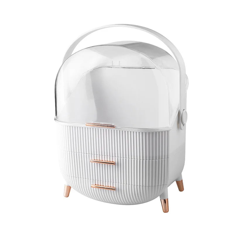GlamorBox | Large Capacity Makeup & Jewelry Organizer