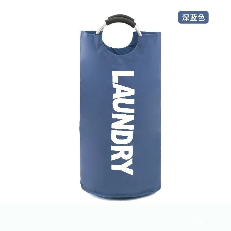 LoadMax | 90L Collapsible Laundry Basket with Handles & Waterproof Lining
