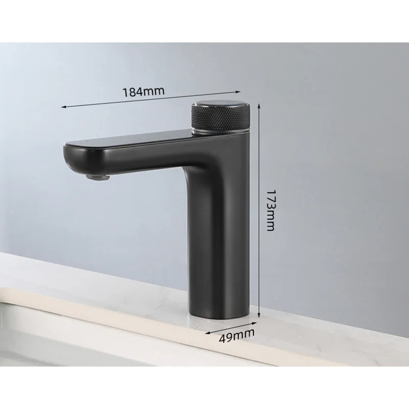 LumiFlow | Smart LED Temperature Display Brass Sink Tap