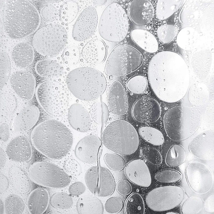 PebbleGuard | Transparent waterproof PEVA shower curtain