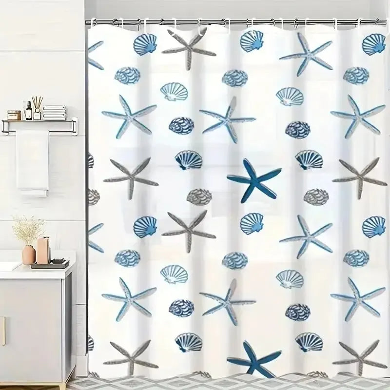 AquaShield | Waterproof PEVA shower curtain with patterns