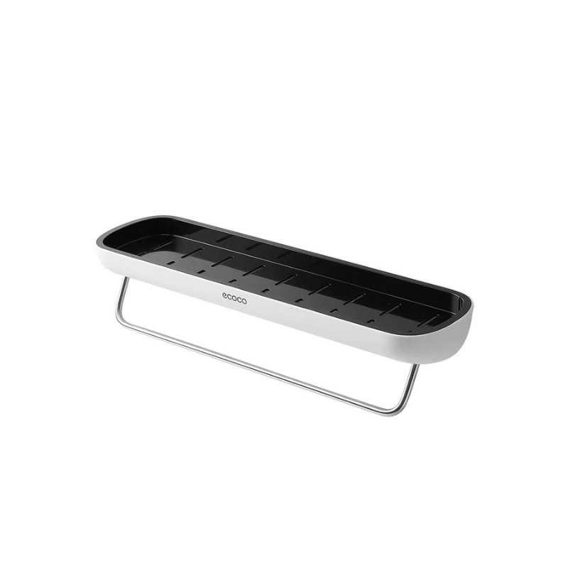 Organiq | No-Drill Bathroom Shelf with Built-In Drainage