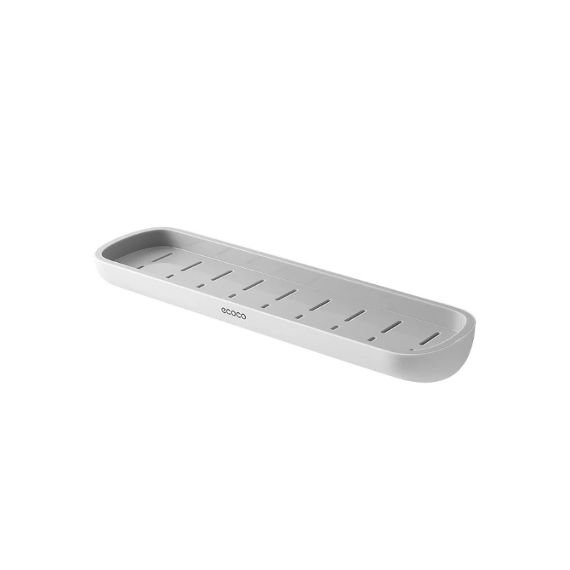 Organiq | No-Drill Bathroom Shelf with Built-In Drainage