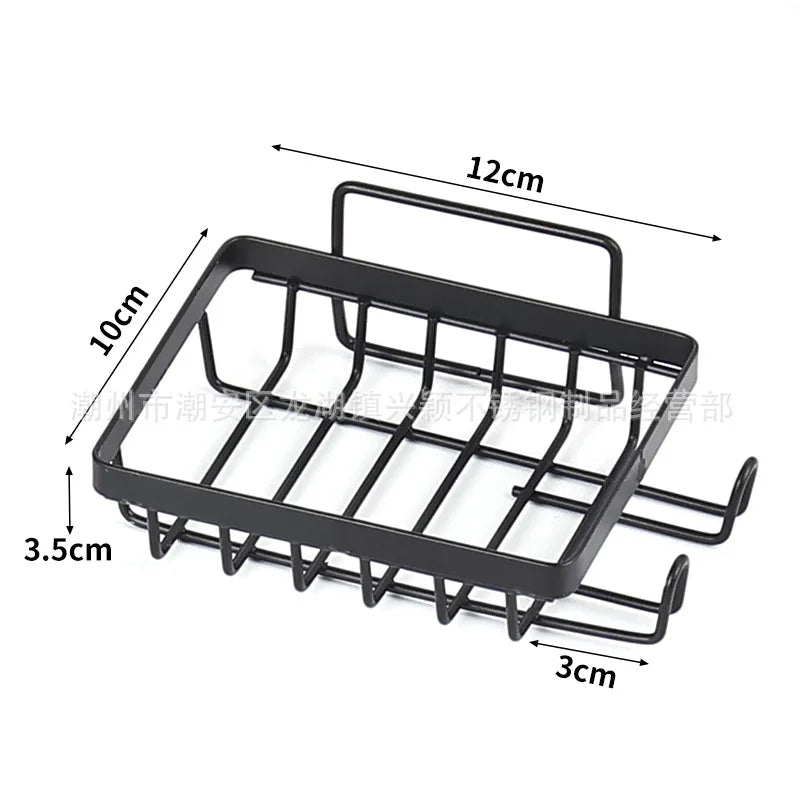 AquaDry | Draining Sink Caddy & Sponge Holder with Suction Cups