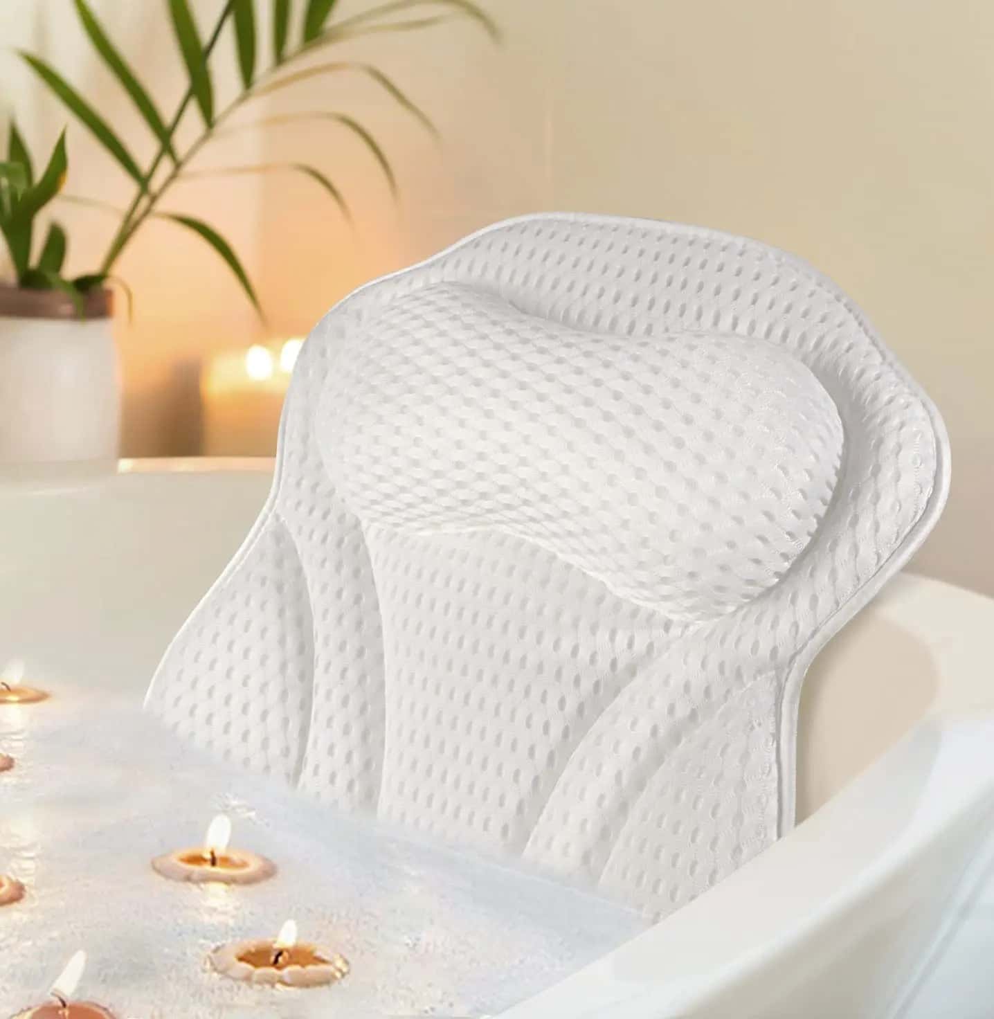 AquaLuxe | 4D Butterfly Bath Pillow with Suction Cups
