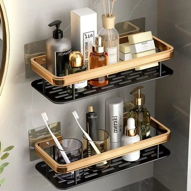 Aurora | No-Drill Aluminum Bathroom Shelf