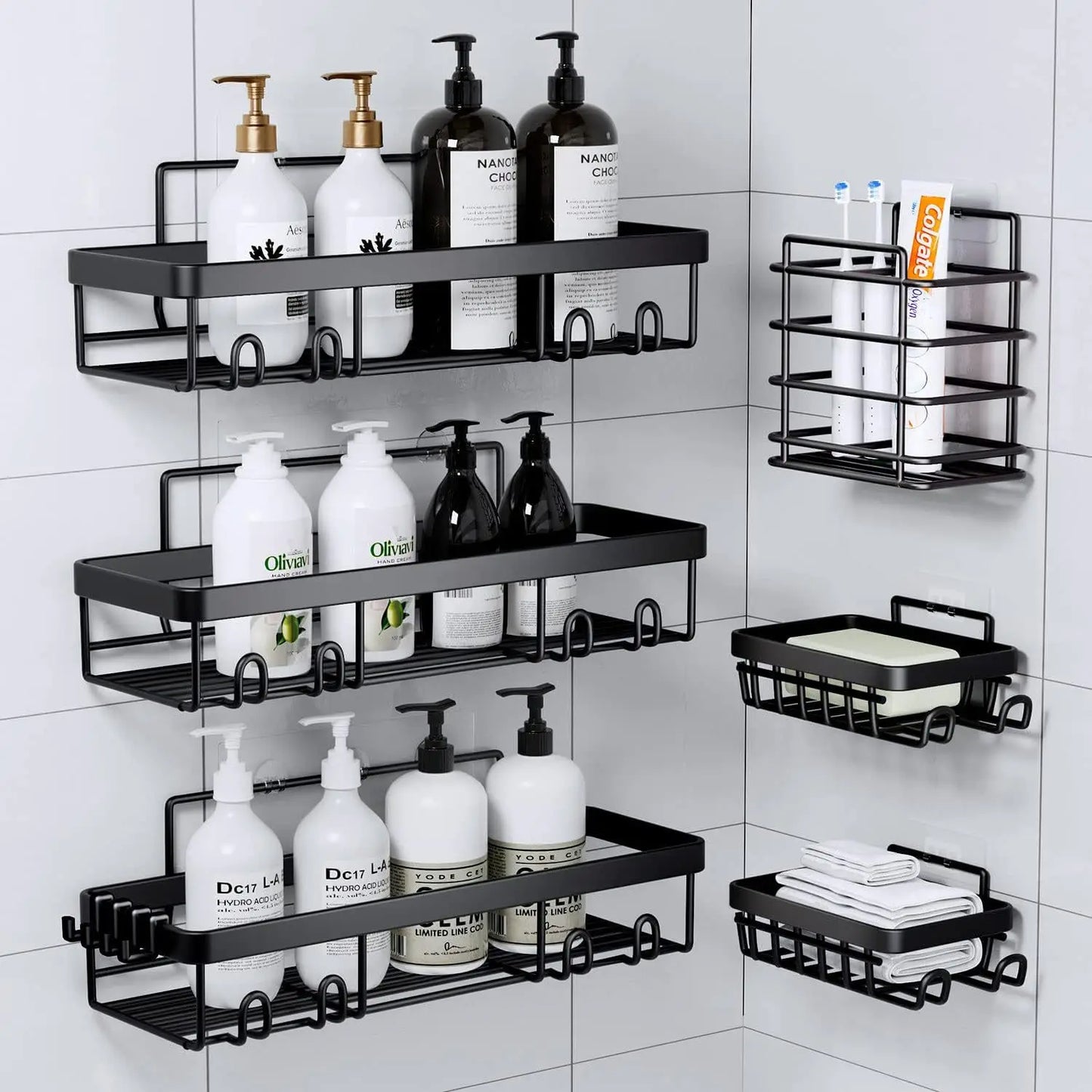 AquaDry | Draining Sink Caddy & Sponge Holder with Suction Cups