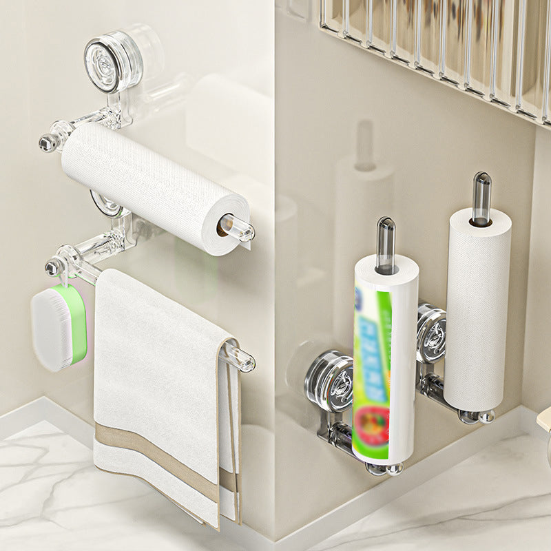 FlexGrip | 180° Rotating Suction Cup Toilet Paper Holder