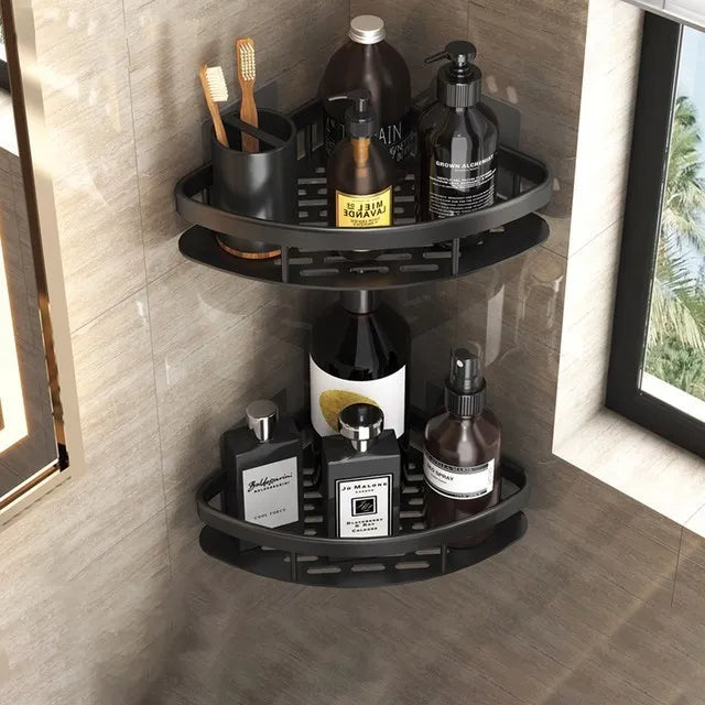 Aurora | No-Drill Aluminum Bathroom Shelf