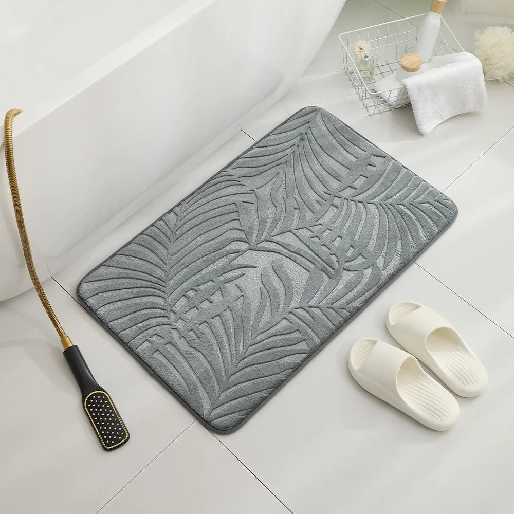 CloudSoft | Super Absorbent Memory Foam Bath Mat | Quick Dry & Non-Slip