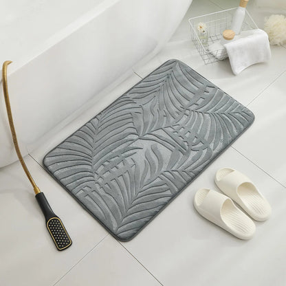CloudSoft | Super Absorbent Memory Foam Bath Mat | Quick Dry & Non-Slip