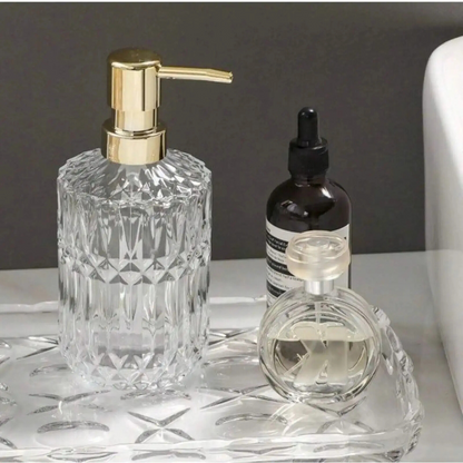 Aurelia | Elegant glass soap dispenser for bathroom