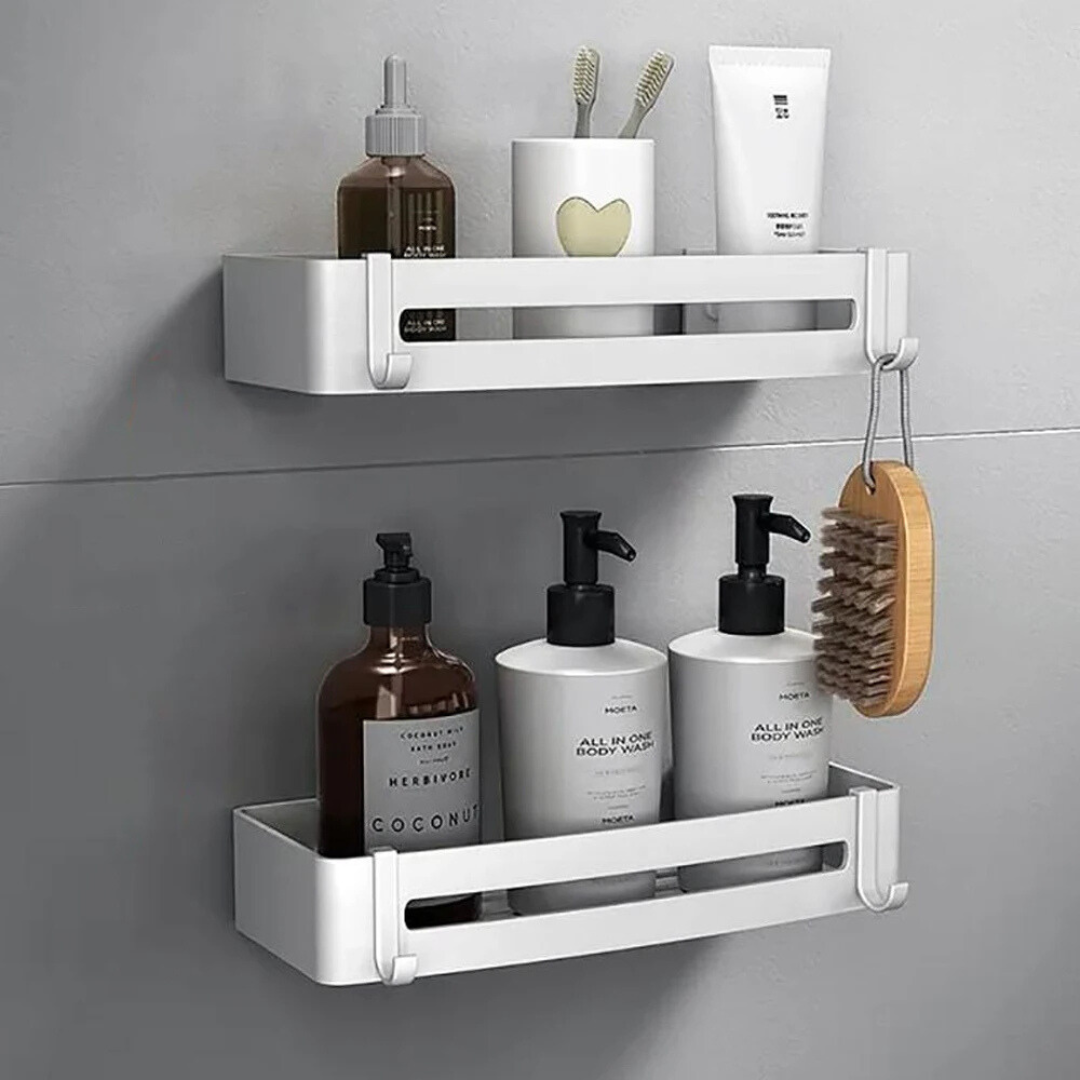Elevare | Wall-Mounted Aluminium Shower Caddy