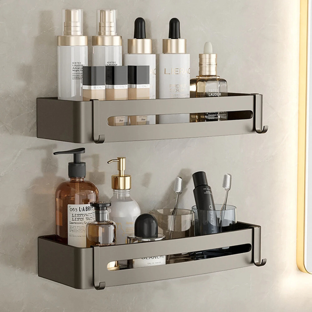 Elevare | Wall-Mounted Aluminium Shower Caddy