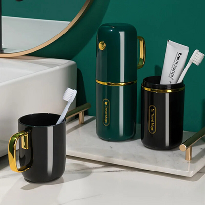 Nomad | Travel Toothbrush & Mouthwash Cup Set