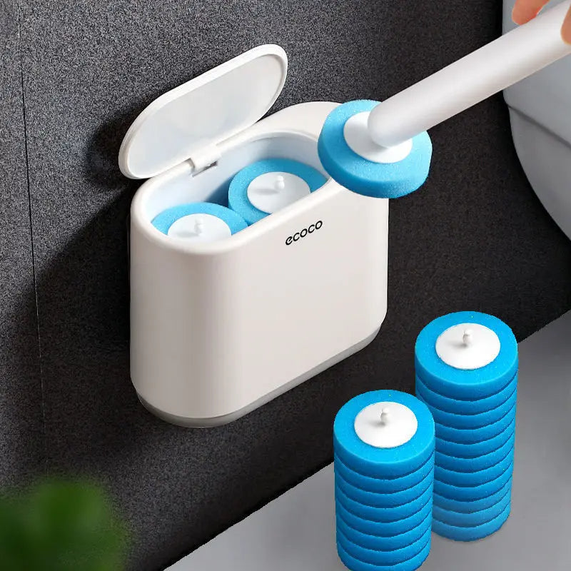 HygieBrush | Disposable Toilet Brush with Wall-Mounted Holder