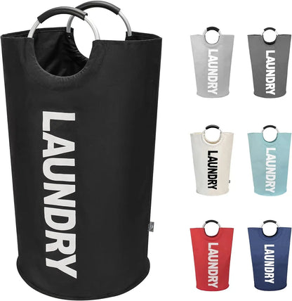 LoadMax | 90L Collapsible Laundry Basket with Handles & Waterproof Lining