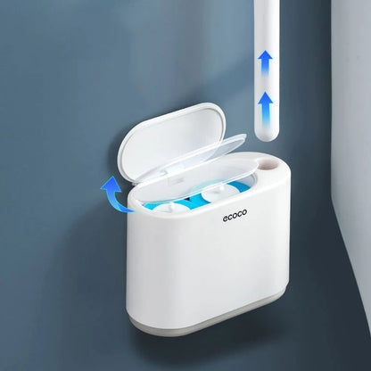 HygieBrush | Disposable Toilet Brush with Wall-Mounted Holder