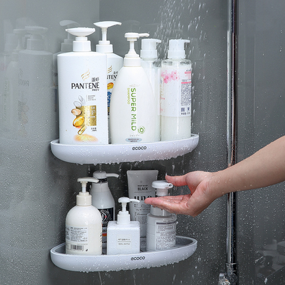 CornerEase | No-Drill Corner Shelf for Bathroom & Kitchen