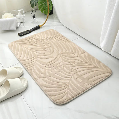CloudSoft | Super Absorbent Memory Foam Bath Mat | Quick Dry & Non-Slip