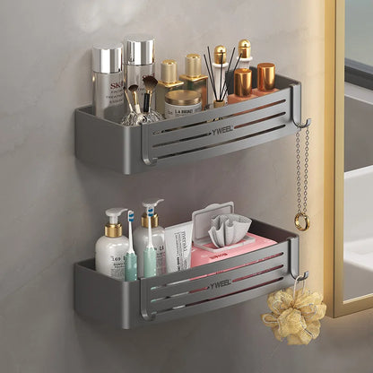 AeroRack | No-Drill Aluminum Bathroom Organizer & Towel Rack