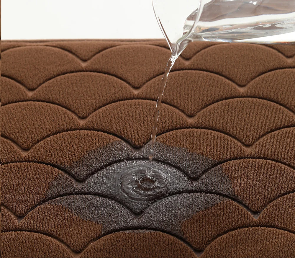 CloudSoft | Super Absorbent Memory Foam Bath Mat | Quick Dry & Non-Slip