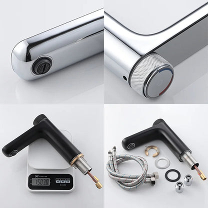 LumiFlow | Smart LED Temperature Display Brass Sink Tap