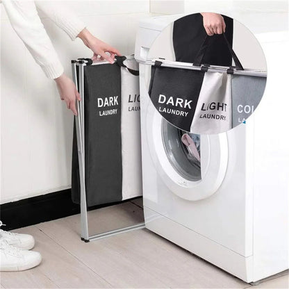 TriSort | Foldable 3-Grid Laundry Basket