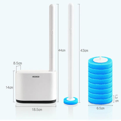 HygieBrush | Disposable Toilet Brush with Wall-Mounted Holder
