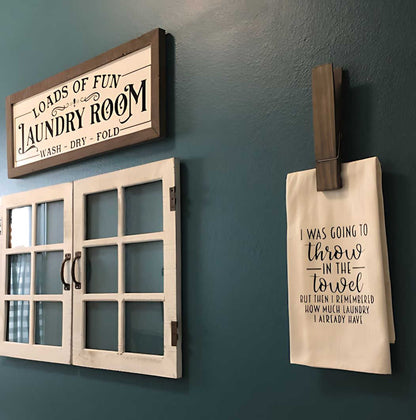 GripPin | Oversized Wooden Clothespin Towel Holder