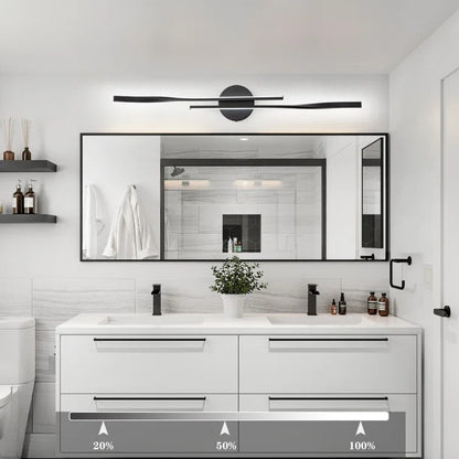 LumiTwist | Modern Spiral Dimmable LED Vanity Light