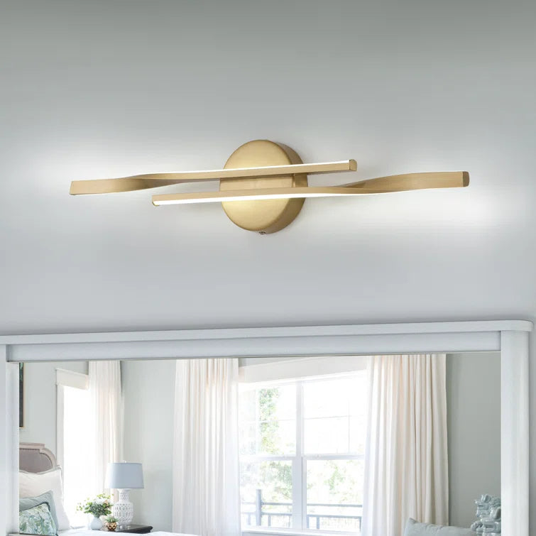 LumiTwist | Modern Spiral Dimmable LED Vanity Light