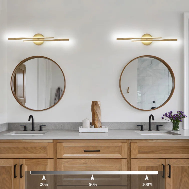 LumiTwist | Modern Spiral Dimmable LED Vanity Light
