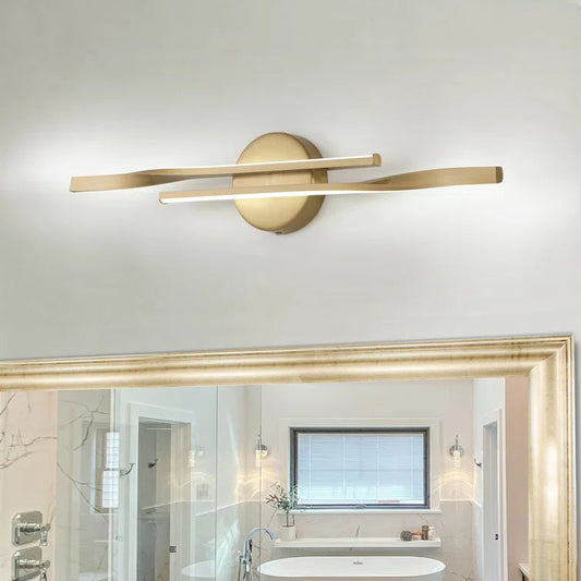LumiTwist | Modern Spiral Dimmable LED Vanity Light