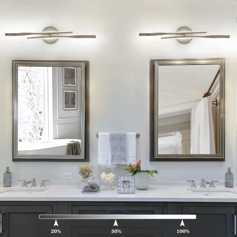 LumiTwist | Modern Spiral Dimmable LED Vanity Light