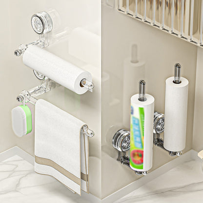 FlexGrip | 180° Rotating Suction Cup Toilet Paper Holder